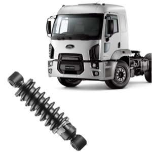 Amortecedor Cabine Caminhão Ford Cargo Após 2011 Traseiro com Mola - BC455C398BA