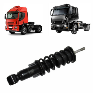 Amortecedor Cabine Caminhão Iveco Tector, Cursor (Com Mola) Traseiro - 5801230079
