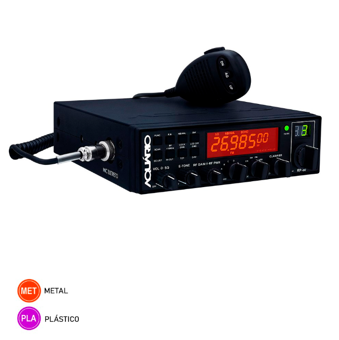 Radio Px Amador Aquário 80 Canais - AM/FM (Homolado pela Anatel) - Versão 14 da Aquario - Imagem 2