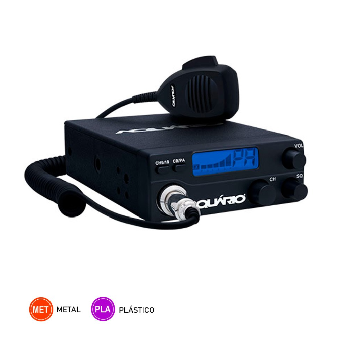Radio Px Amador Aquario 40 Canais RP-40 (Homologado Anatel) - Imagem 3