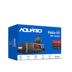 Radio Px Amador Aquário 80 Canais - AM/FM (Homolado pela Anatel) - Versão 14 da Aquario